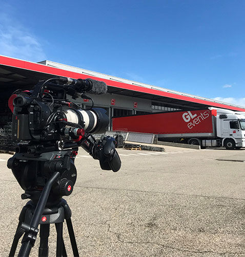 Entrepôt audiovisuel GL events Audiovisual