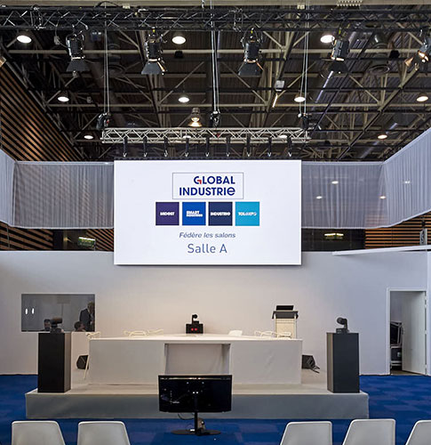 "Global Industrie salle de conférence"