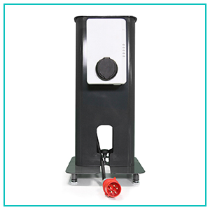 Borne de recharge mobile pour véhicules électriques