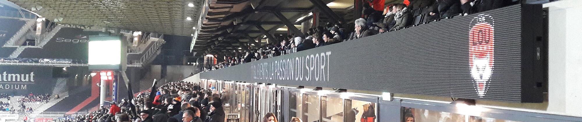 Matmut Stadium Gerland banners