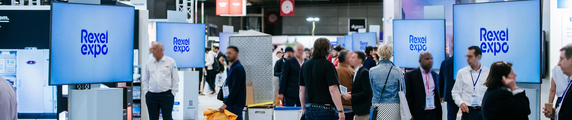 audiovisual solution for Rexel Expo Paris by GL events