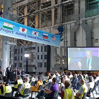 LANCEMENT OFFICIEL DE LA PHASE D’ASSEMBLAGE ITER