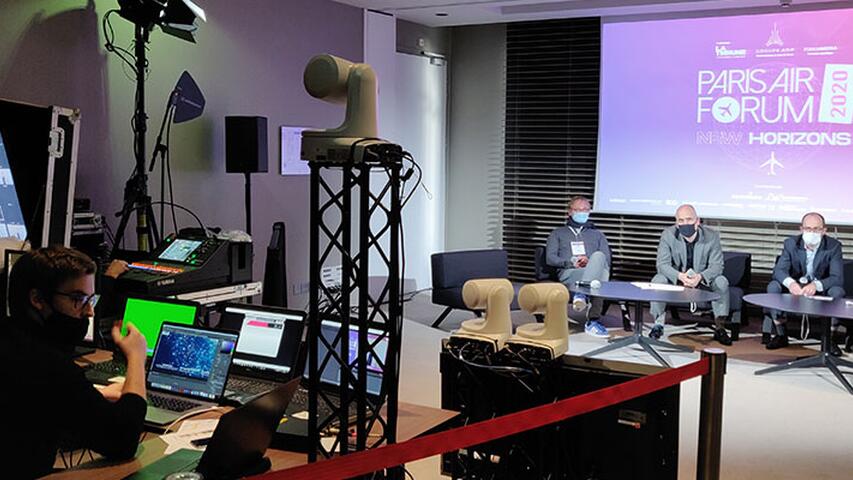 Camera tourelle pour le Paris Air Forum