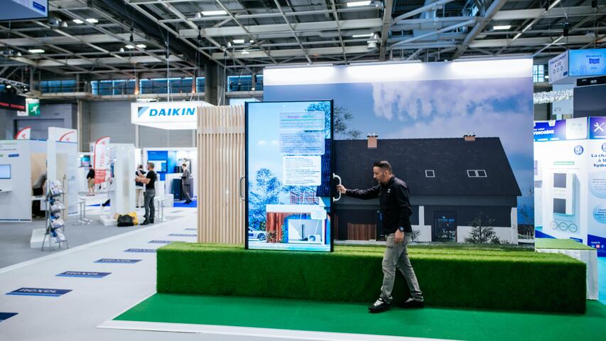 Rexel expo Paris - écran réalité augmentée - GL events