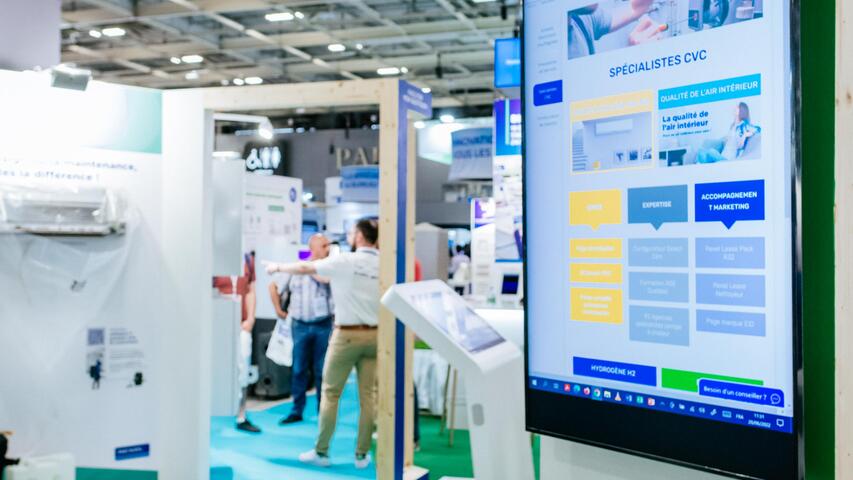 Rexel expo Paris - équipement stand - GL events