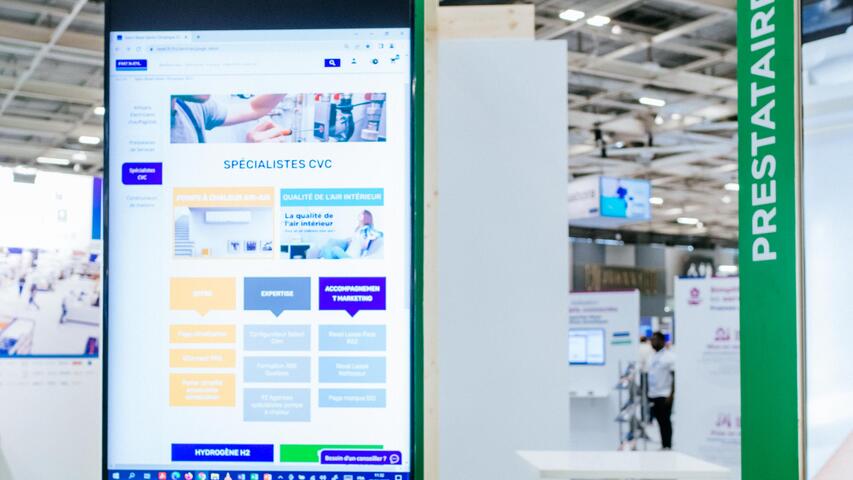 Rexel expo Paris - équipement stand - GL events