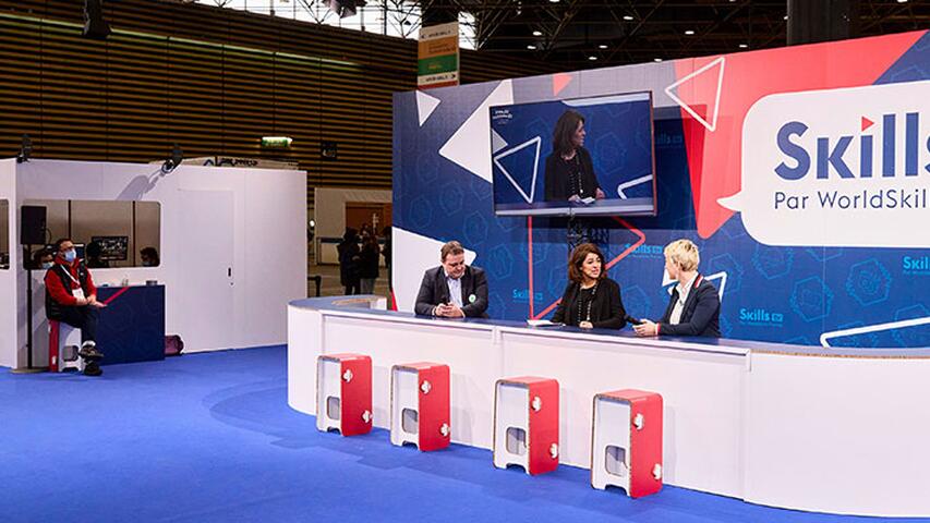 Studio TV mobile pour WORLDSKILLS France
